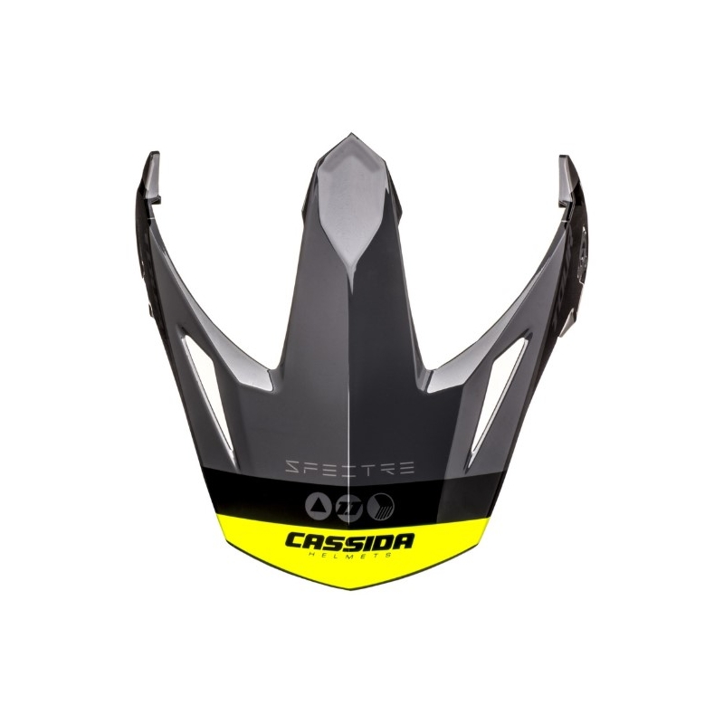 Casco Cassida Tour 1.1 Spectre visera negro-gris-amarillo fluo