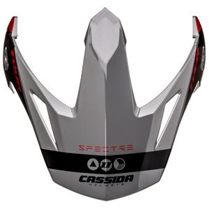 Casco Cassida Tour 1.1 Spectre visera negro-gris-rojo