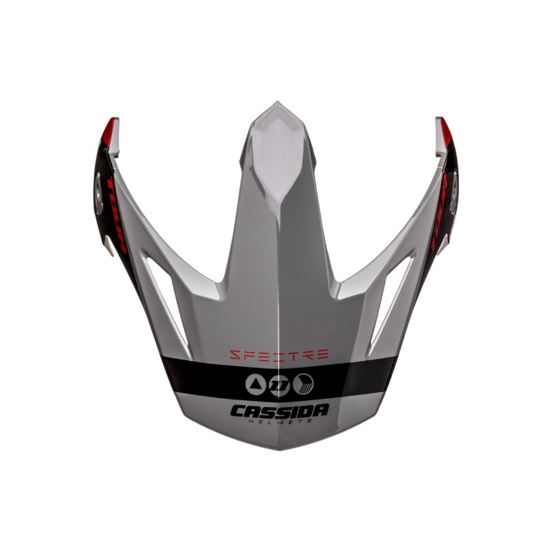 Casco Cassida Tour 1.1 Spectre visera negro-gris-rojo