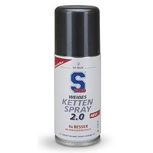 Lubricante para cadenas S100 - Spray blanco para cadenas 2.0 100 ml