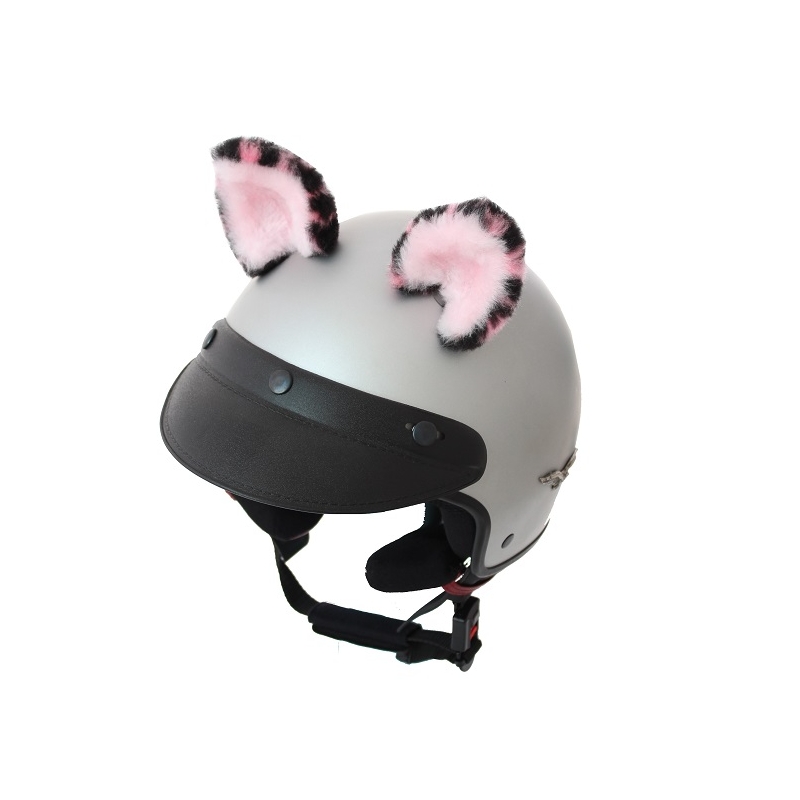 Orejas de casco Gato rosa