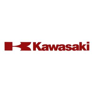 Adhesivo Kawasaki rojo
