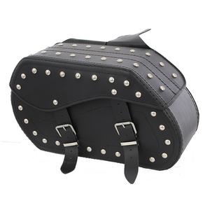 Alforjas de cuero para moto Chopper RSA-12F