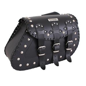 Alforjas de cuero para moto Chopper RSA-16D