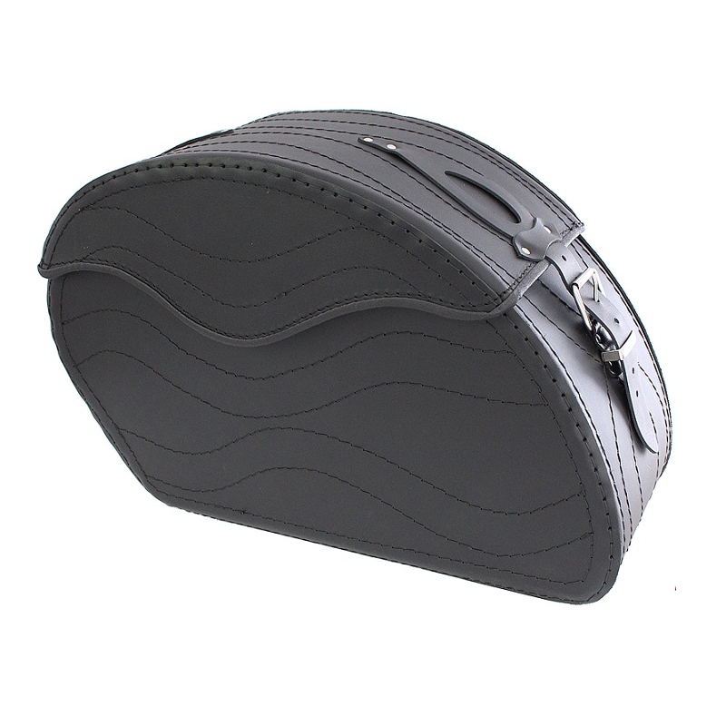 Alforjas de cuero para moto Chopper RSA-15A
