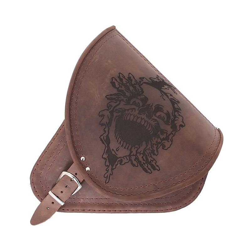 Kožená brašna na motorku HD Softail RSA-54 hnědá výprodej