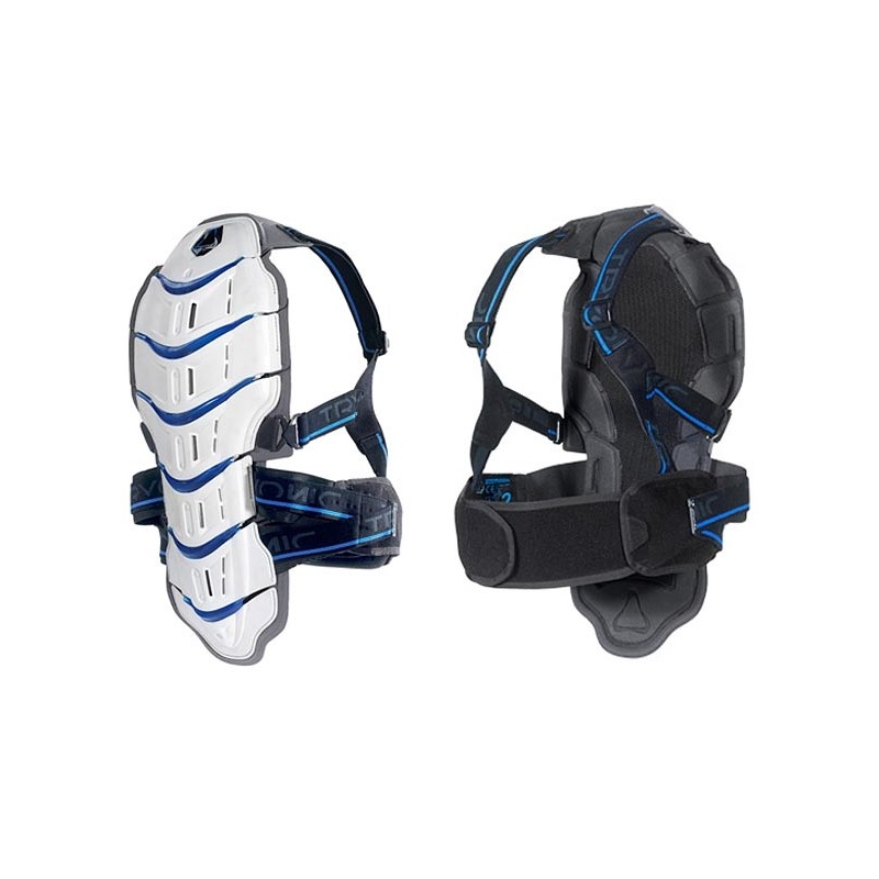 Protector de columna, protector de espalda Tryonic 3.7 blanco/azul