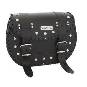 Alforjas de cuero para moto Chopper RSA-6B