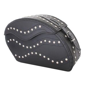 Alforjas de cuero para moto Chopper RSA-15B