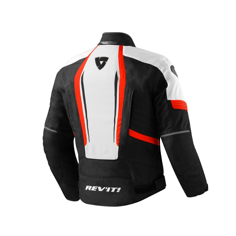 Bunda na motorku Revit Shield bílo-červená výprodej