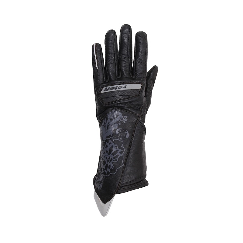 Guantes de moto para mujer Roleff Stuttgart negro-gris